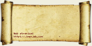 Isak Tripić vizit kartica